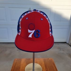 PHILADELPHIA 76ERS SIDE CITY DOODLE 59FIFTY FITTED NBA Cap Hat